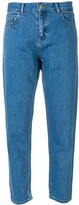 High-Rise Cropped Jeans 