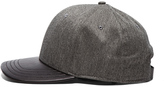 Thumbnail for your product : Rag and Bone 3856 rag & bone Leather Brim Baseball Cap in Black