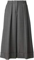 Thumbnail for your product : Jil Sander Navy wide leg cropped pants
