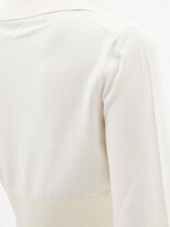 Thumbnail for your product : GAUGE81 Burogs Collared Cropped Sweater - Ivory