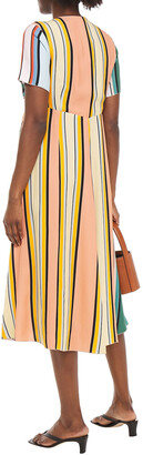 Paul Smith Knotted Striped Woven Dress
