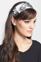 Thumbnail for your product : Cara Monochrome Floral Head Wrap