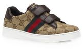 Thumbnail for your product : Gucci Kid's Double-Strap Ace Sneakers