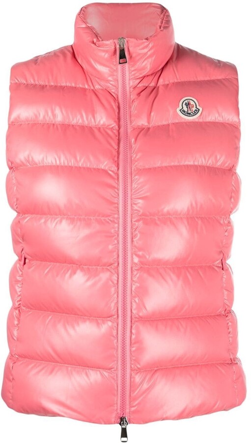 Moncler Ghany padded down gilet - ShopStyle Vests