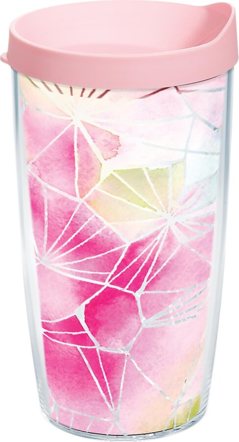 Tervis Best Mom Ever Floral Made in USA Double Walled Insulated Tumbler Cup Keeps Drinks Cold & Hot, 16oz, Classic