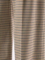 Thumbnail for your product : Rebecca Vallance Cocoa high-rise wide-leg checked trousers