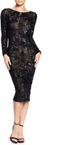 Thumbnail for your product : Dress the Population Emery Long Sleeve Sequin Cocktail Dress
