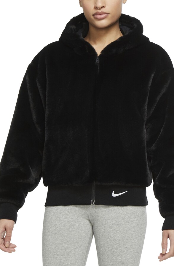 mens nike fur jacket