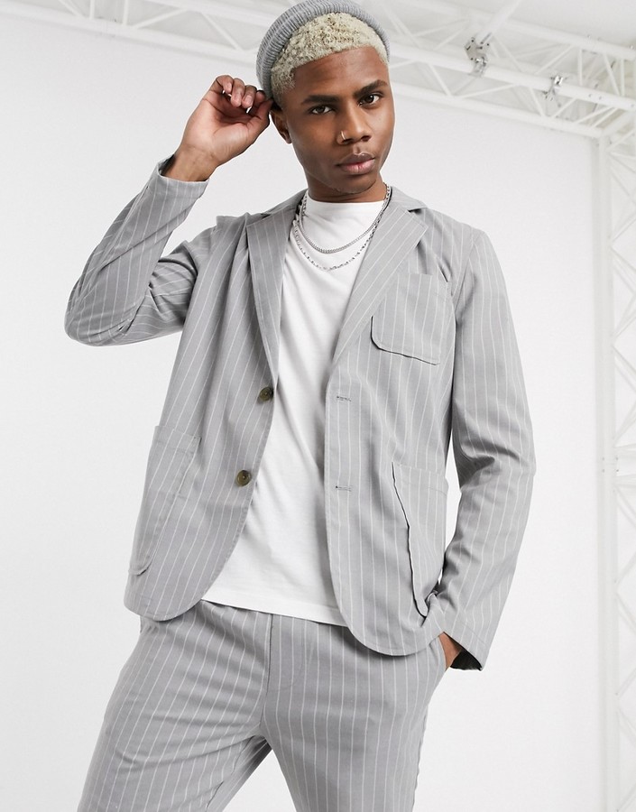 pinstripe blazer men