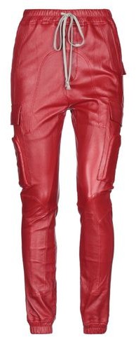 Rick owens red leather pants Clearance