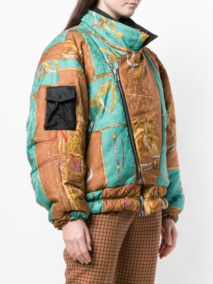 Gucci Oversized Equestrian-Print Jacket