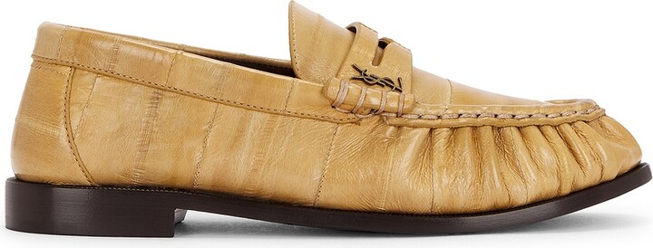 Saint Laurent Le Loafer Moccasin in Beige