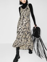Thumbnail for your product : Paco Rabanne Abstract-Patterned Maxi Dress