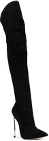 Thumbnail for your product : Casadei Techno Blade thigh-length boots