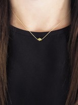 Thumbnail for your product : Jennifer Meyer Mini Hamsa Diamond Necklace - Yellow Gold