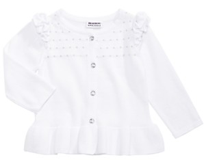girls ruffle cardigan