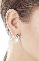 Thumbnail for your product : Majorica Simulated Pearl & Cubic Zirconia Stud Earrings