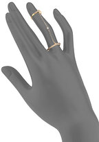 Thumbnail for your product : Jacquie Aiche Diamond & 14K Yellow Gold Peaked Chain Ring