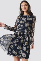 Thumbnail for your product : NA-KD Draped Detail Chiffon Mini Dress