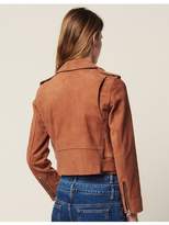 Thumbnail for your product : Sandro Suede Perfecto Jacket