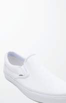 Thumbnail for your product : Vans Classic Slip-On White Shoes