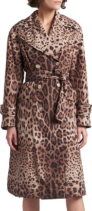 leopard print mac coat