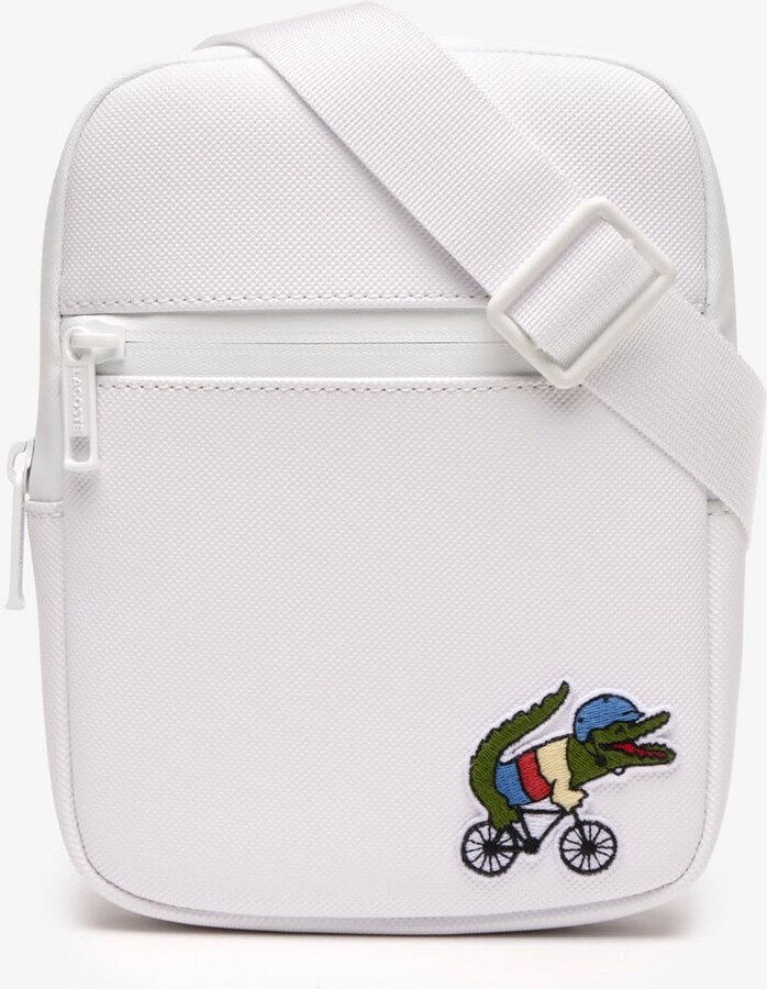 Lacoste Mens Small Classic Flap Crossover Bag