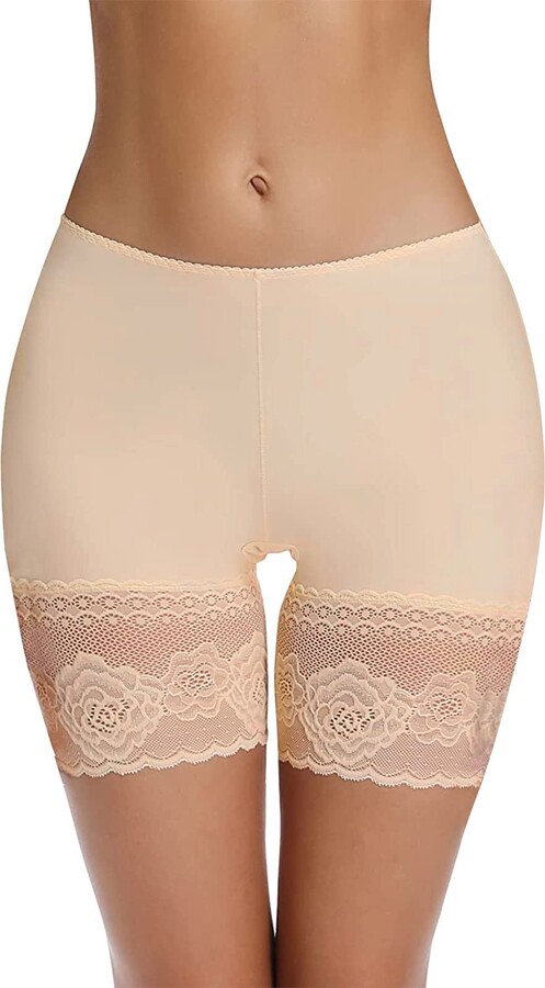 Werkiss Womens Anti Chafing Shorts Chub Rub Shorts Snag Tights Underwear  Seamless Slip Shorts for Under Dresses(Beige, S) : : Fashion