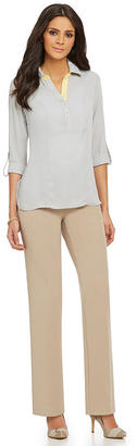 Investments Bib Front Popover Blouse