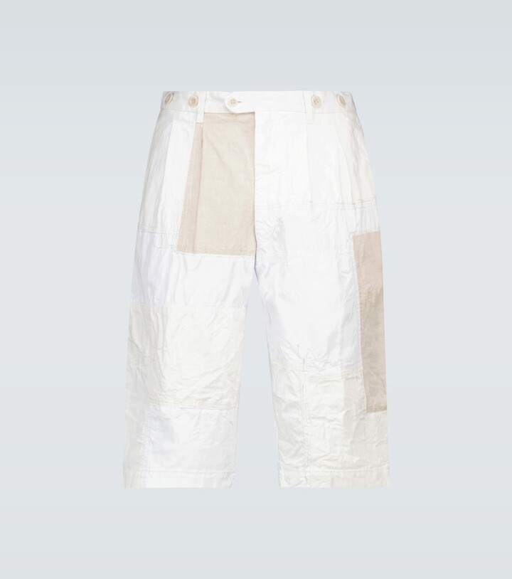 Junya Watanabe Straight-fit patchwork shorts
