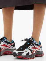 Thumbnail for your product : Vetements X Reebok Spike Runner 200 Mesh Trainers - Womens - Black Multi
