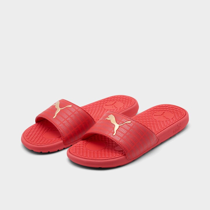 puma women's gold and. fashion sandals