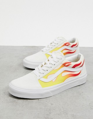 flame vans old skool