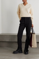 Thumbnail for your product : LVIR Ribbed Wool Sweater - Ivory - small