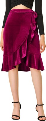 Womens Wrap Asymmetrical Skirt Cut Out New UK High Waist Skirt Size 8-12 FK1270 