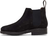 Thumbnail for your product : Grenson Black Suede Hayden Chelsea Boots