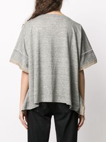 Thumbnail for your product : Fabiana Filippi frayed sides T-shirt
