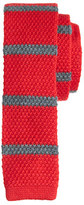Thumbnail for your product : J.Crew Boys' wool knit tie in electric red stripe