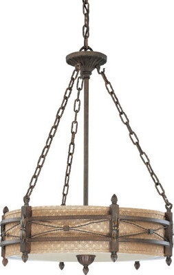 Astoria Grand Fulmar 3- Light Unique Drum Pendant