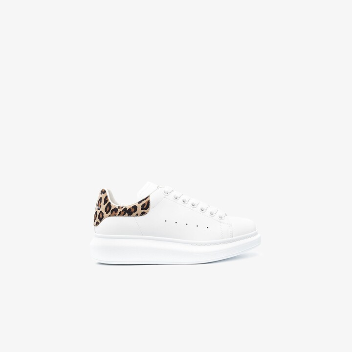 Alexander mcqueen leopard print trainers Clearance
