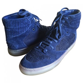 blue suede balenciaga sneakers