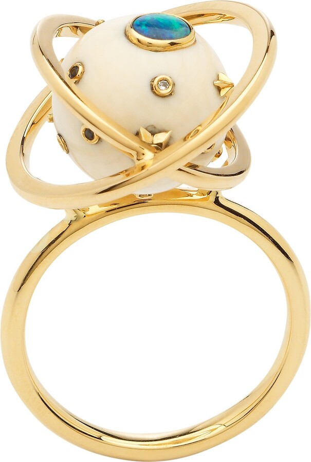 Bibi van der Velden Galaxy Spinning Ring