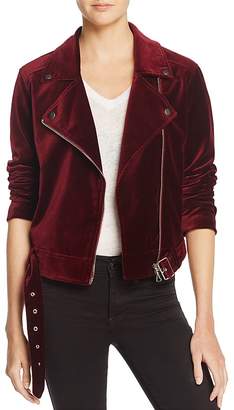 Paige Shanna Jacket Velvet Moto Jacket - 100% Exclusive