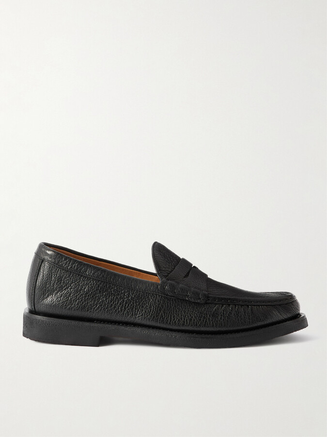 Officine Creative Balfron Flexi 001 Full-Grain Deerskin Penny Loafers