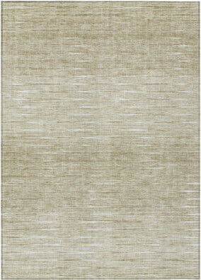 HomeRoots 8' X 10' Khaki And Beige Abstract Washable Indoor Outdoor Area Rug