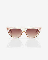 Thumbnail for your product : Le Château Jewel Embellished Cat Eye Sunglasses
