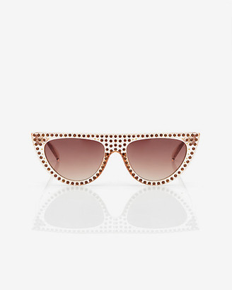 Le Château Jewel Embellished Cat Eye Sunglasses