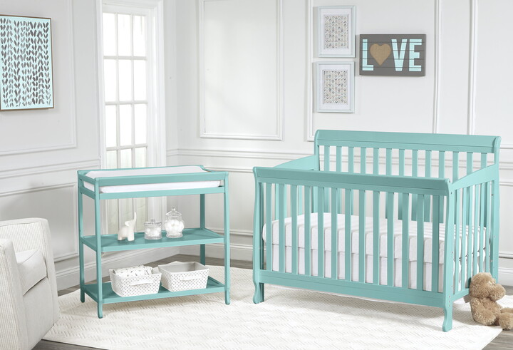 Suite Bebe Riley 4-in-1 Convertible Crib, Turquoise Finish