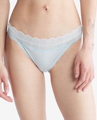 Calvin Klein Women's Lace Trim Bikini Underwear QD3838 - ShopStyle