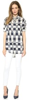 Thumbnail for your product : Madewell Oversized Button Down Shirt in Ikat Check